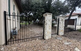 painting a wrought iron fence