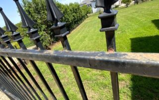 iron wrought fence designs