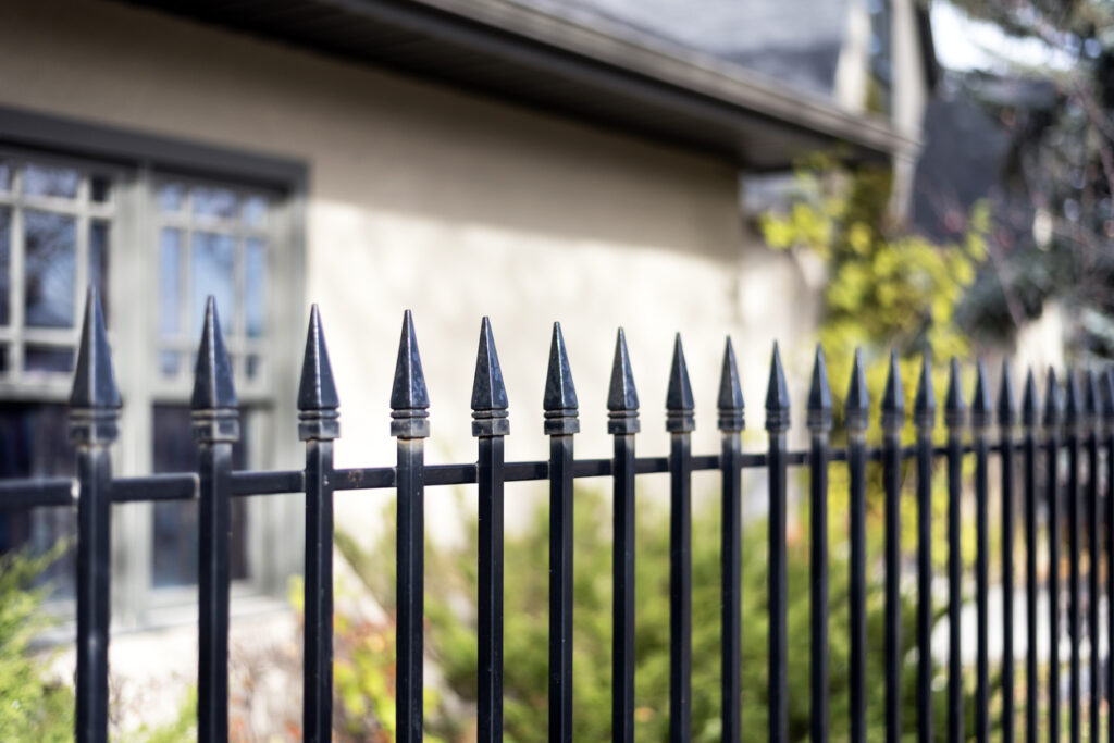 iron wrought fence designs